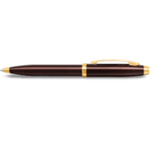 خودکار قهوه ای لاکی گیره طلایی SHEAFFER 100