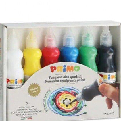 گواش 6 رنگ آماده Primo 2533tl6 75ml