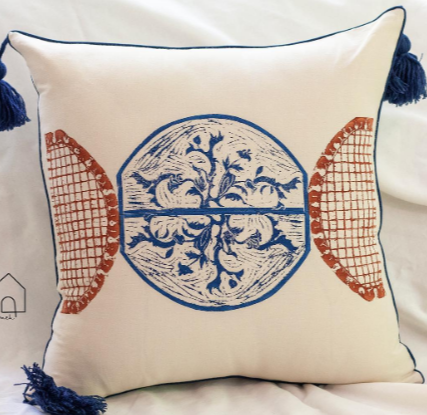 کوسن 55×25 طرح کاشی کومه