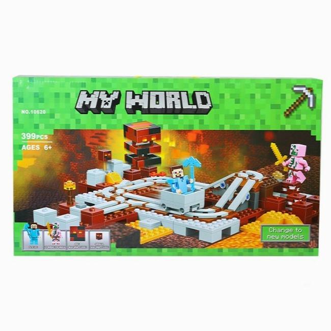 ساختنی ماینکرافت MINECRAFT My World 10620 399pcs