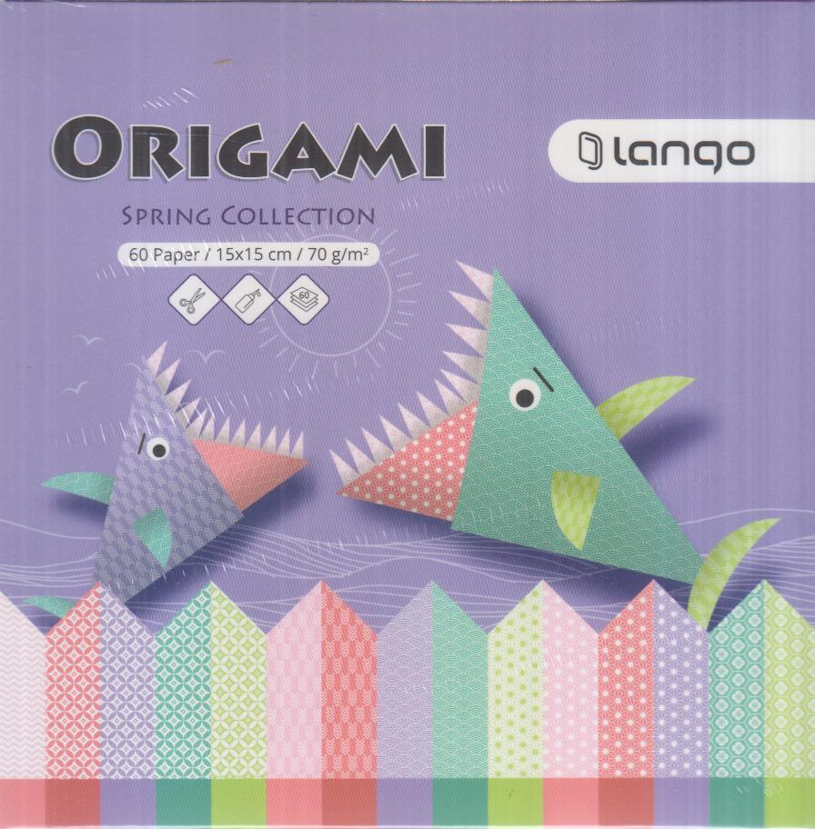 اوریگامی 15×15 60 برگ کالکشن بهار لانگو LANGO