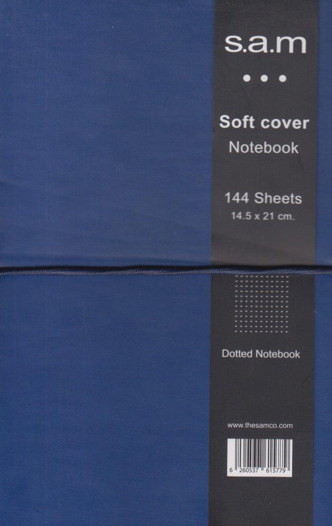 دفتر نقطه‌ای 144 برگ سرمه‌ای اروپایی sam Denzo - 0