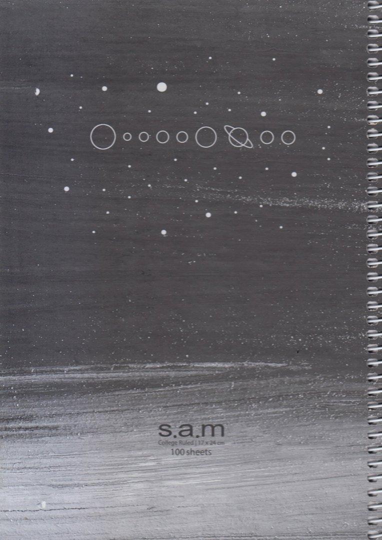 دفتر 100 برگ طرح 1 وزیری کلاسیک sam B