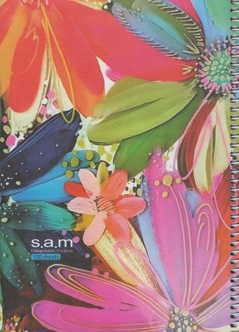 دفتر 100 برگ طرح 4 وزیری کلاسیک sam A