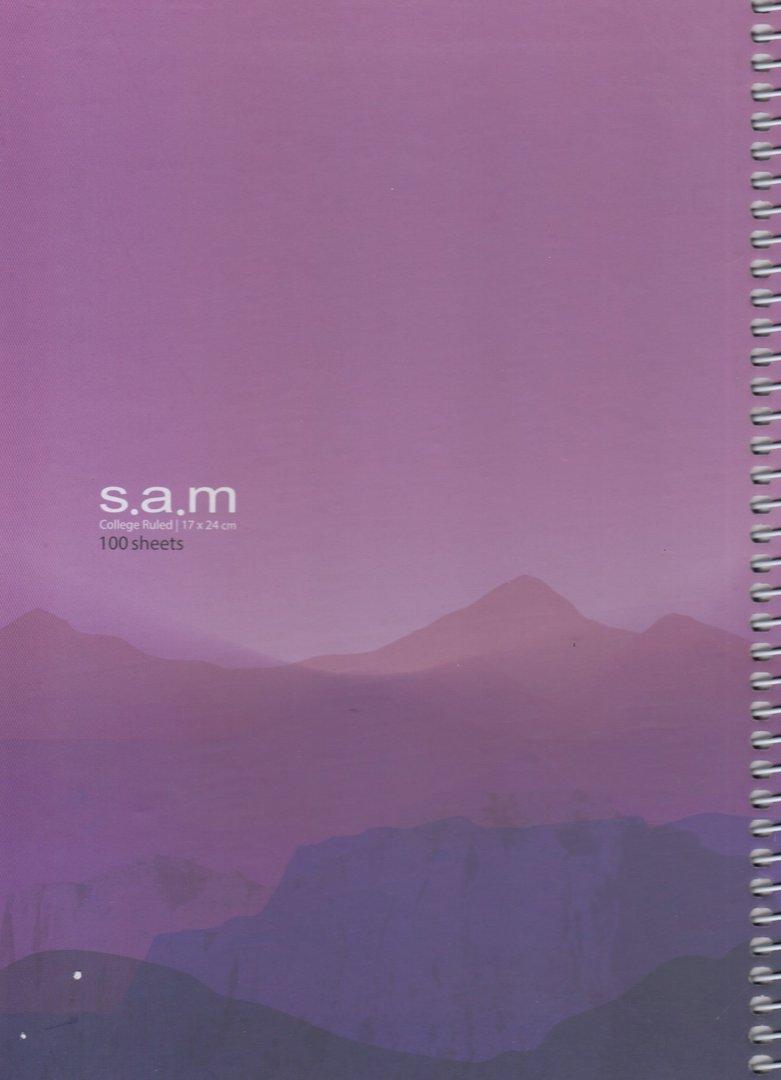 دفتر 100 برگ طرح 7 وزیری کلاسیک sam A