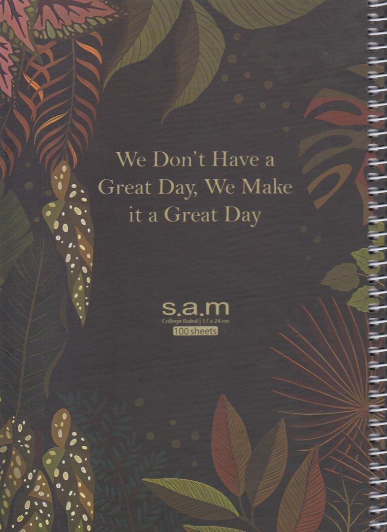 دفتر 100 برگ وزیری کلاسیک sam A - 0