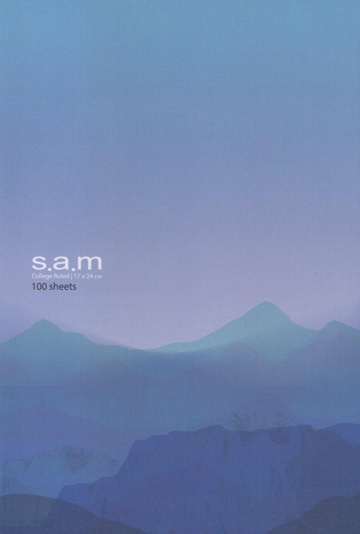 دفتر 100 برگ شومیز وزیری sam