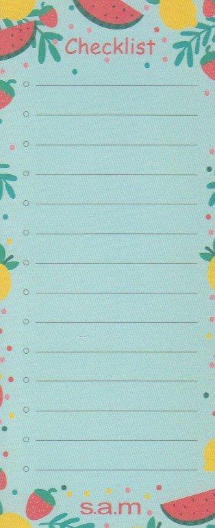 یادداشت 52 برگ sam To Do List 6×14