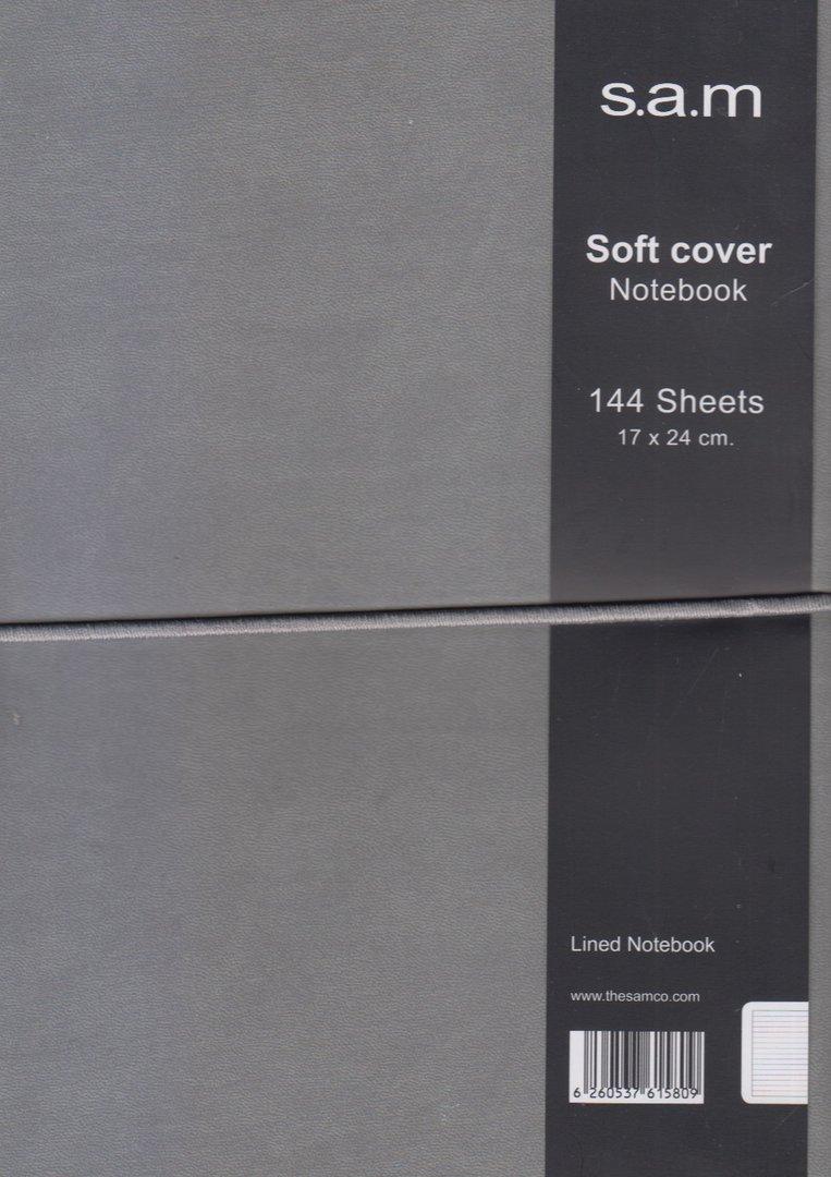 دفتر 144 برگ طوسی وزیری sam Denzo - 0