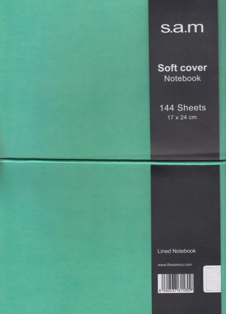 دفتر 144 برگ سبز وزیری sam Denzo - 0