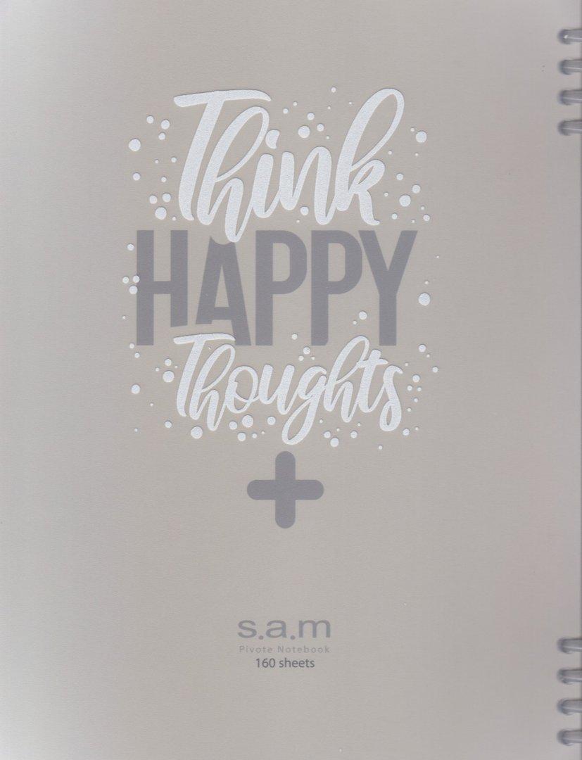 دفتر 160 برگ طوسی سیمی وزیری sam p.p