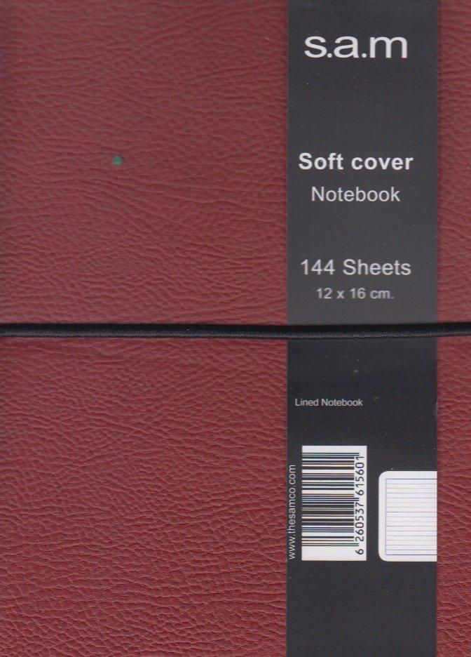 یادداشت 144 برگ زرشکی جیبی sam Denzo - 0