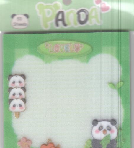 یادداشت چسب‌دار فانتزی پاندا PANDA 8897 - 0