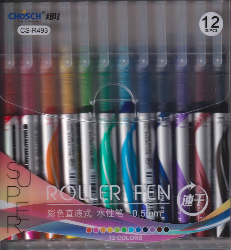 روان‌نویس 12 رنگ CS-R493