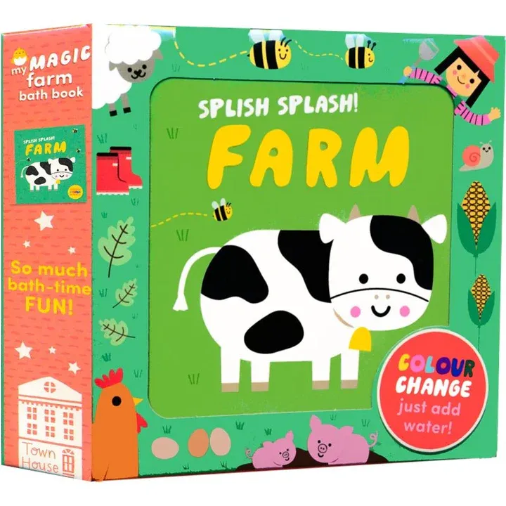 Colour Changing Bath Book Splish Splash Farm