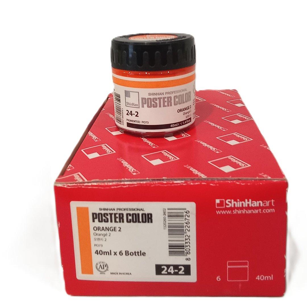 گواش ShinHan 24-2 Orange 2 40ml