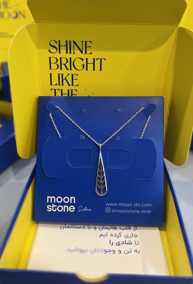 گردنبند نقره Moon Stone SN344